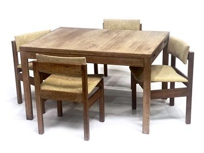 Lot 256 - Gordon Russell, a GR69 oak dining suite, late...