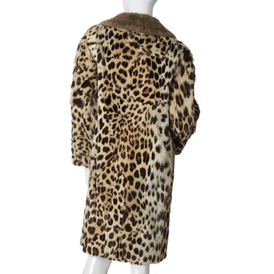 Lot 501 - John Orton, a 1950s pieced leopard fur coat.