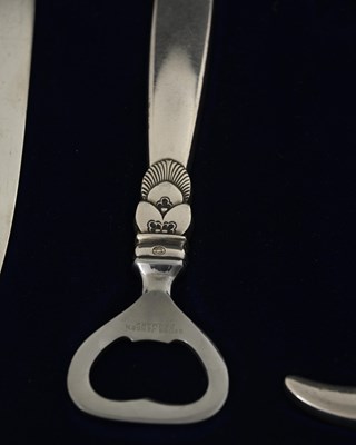 Lot 123 - Gundorph Albertus for Georg Jensen, an Art...