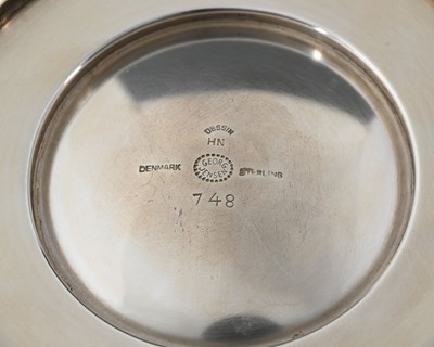 Lot 150 - Harald Nielsen for Georg Jensen, a pair of Art...