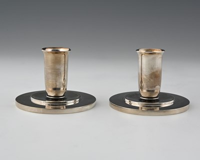 Lot 150 - Harald Nielsen for Georg Jensen, a pair of Art...