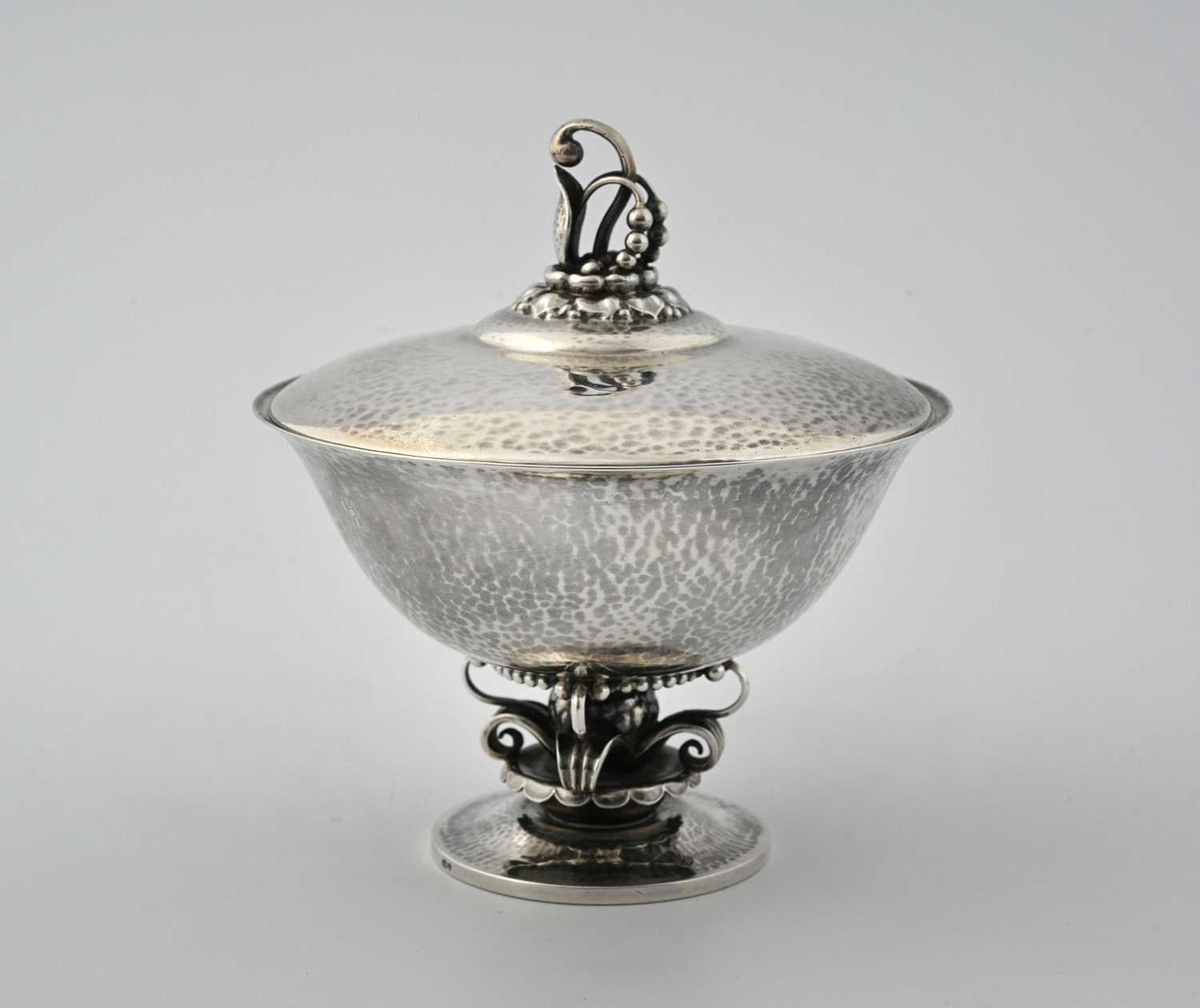 Lot 124 - Georg Jensen, a Danish Skonvirke silver...