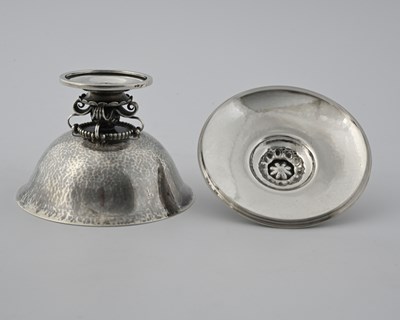 Lot 124 - Georg Jensen, a Danish Skonvirke silver...