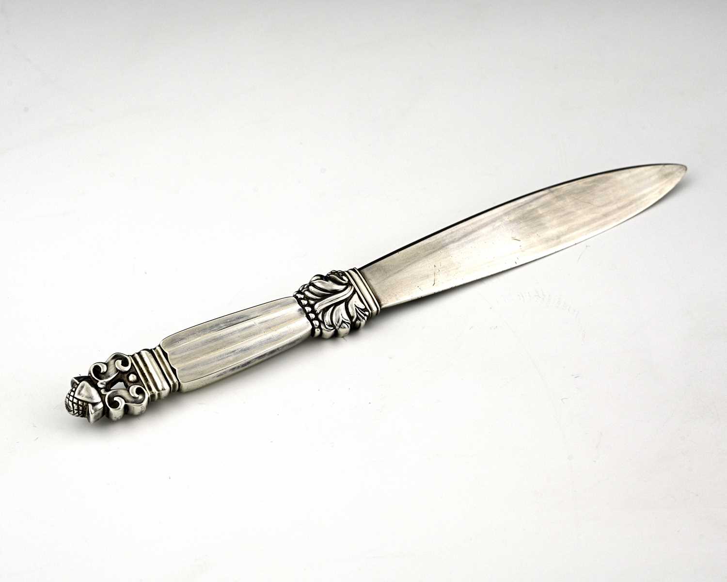Lot 109 - Johan Rohde for Georg Jensen, an Acorn pattern...