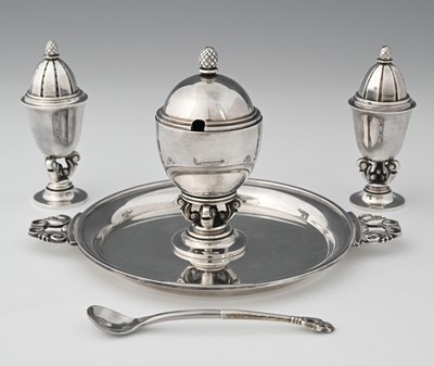 Lot 127 - Johan Rohde for Georg Jensen, a silver Acorn...