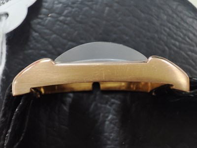 Lot 254 - Patek Philippe, a rose metal wrist watch