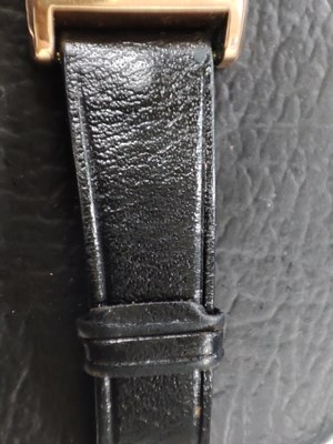 Lot 254 - Patek Philippe, a rose metal wrist watch