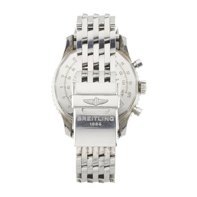 Lot 217 - Breitling, a stainless steel Navitimer 01 bracelet watch