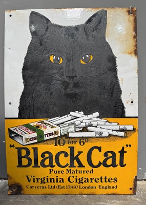 Lot 380B - A Black Cat Pure Matured Virginia Cigarettes...