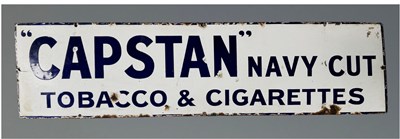 Lot 384 - A Capstan Navy Cut Tobacco & Cigarettes enamel...