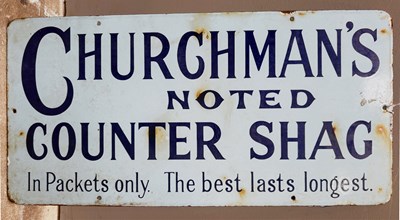 Lot 383 - A Churchman's Noted Counter Shag Tobacco...