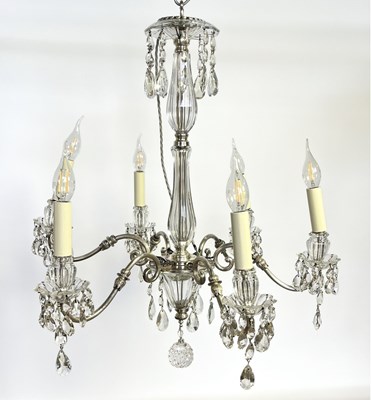 Lot 701 - Attributed to Baccarat, a French clear crystal...