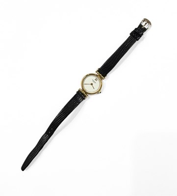 Lot 465 - A gold plated manual wind Raymond Weil wrist watch