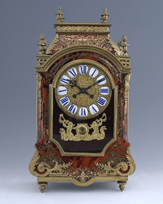 Lot 382 - A French boullework bracket clock, late 19th...
