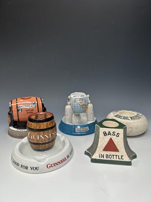 Lot 148 - Five novelty advertising match holder strikers,...