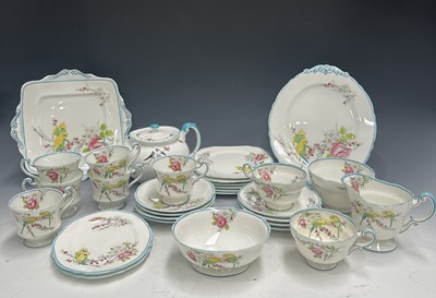 Lot 105 - A Royal Paragon China tea service, to...