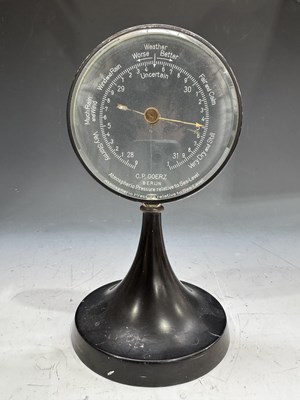 Lot 244 - A Mystery barometer by C.P Goerz, Berlin for...