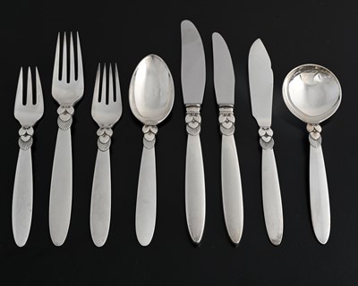 Lot 120 - Gundorph Albertus for Georg Jensen, a suite of...