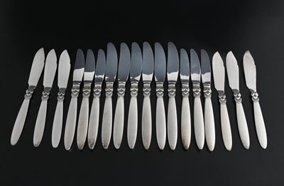 Lot 120 - Gundorph Albertus for Georg Jensen, a suite of...