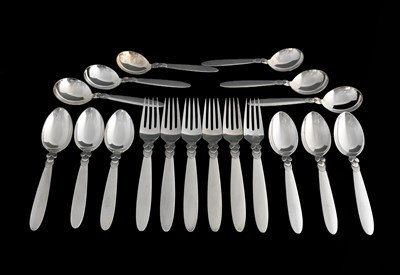 Lot 120 - Gundorph Albertus for Georg Jensen, a suite of...