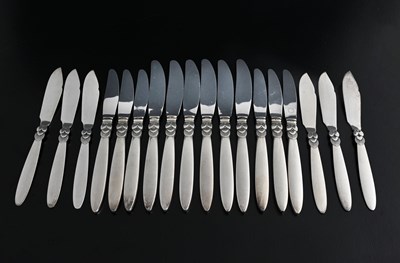 Lot 120 - Gundorph Albertus for Georg Jensen, a suite of...