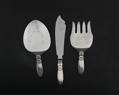 Lot 119 - Gundorph Albertus for Georg Jensen, a Cactus...