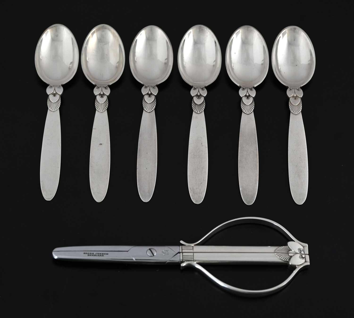Lot 110 - Gundorph Albertus for Georg Jensen, a set of...