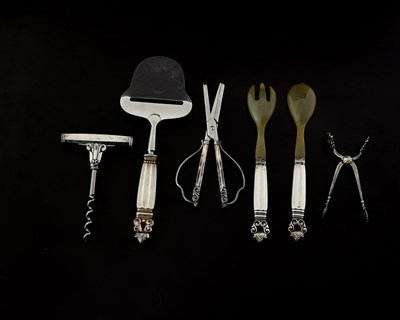 Lot 104 - Johan Rohde for Georg Jensen, a collection of...
