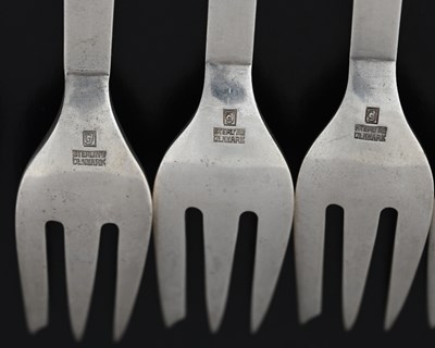 Lot 146 - Harald Nielsen for Georg Jensen, a part set of...