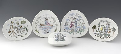 Lot 573 - Raymond Peynet for Rosenthal, two pairs of...