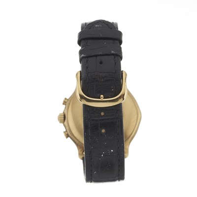 Lot 152 - Ebel, an 18ct gold 1911 "El Primero" chronograph wrist watch