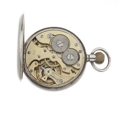 Lot 188 - A historically interesting George V silver open face pocket watch