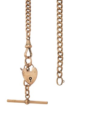 Lot 38 - An early 20th century 9ct gold Albert chain