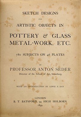 Lot 270 - Seder, Professor Anton, 1899, Sketch Designs...