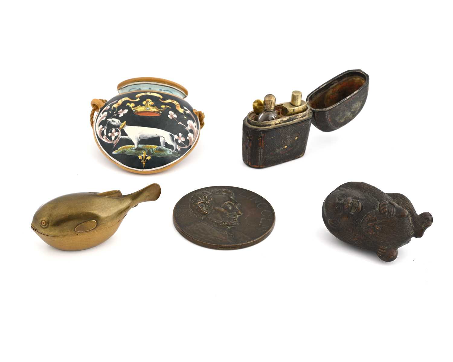 Lot 247 - A group of curiosities, including an Oriental...