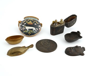 Lot 247 - A group of curiosities, including an Oriental...