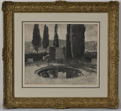 Lot 282 - Henri Martin (French, 1860-1943), Bassin aux...