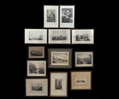 Lot 373 - A collection of 19th century naval and...