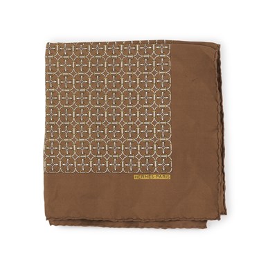 Lot 273 - Hermes, a silk pocket square.