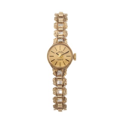 Lot 181 - Swiss Empress, a 9ct gold bracelet watch