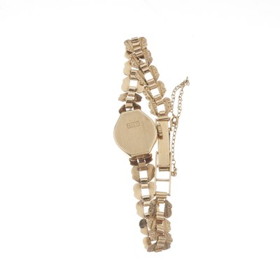 Lot 181 - Swiss Empress, a 9ct gold bracelet watch