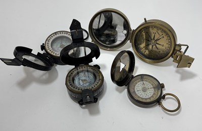 Lot 241 - A Military Compass by S. Modran & Co. dated...