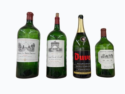 Lot 177 - Four large empty Imperial and Double Magnum...