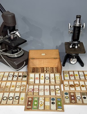 Lot 286 - A late 19th century microscope specimen slide...
