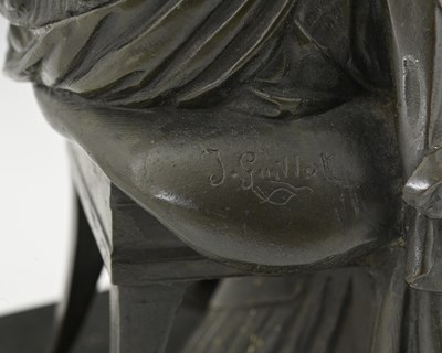 Lot 221 - Anatole Jean Guillot (French, 1865-1911), a...