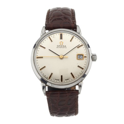 Lot 160 - Omega, a stainless steel wrist watch