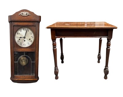 Lot 606 - A Victorian mahogany writing or side table, on...