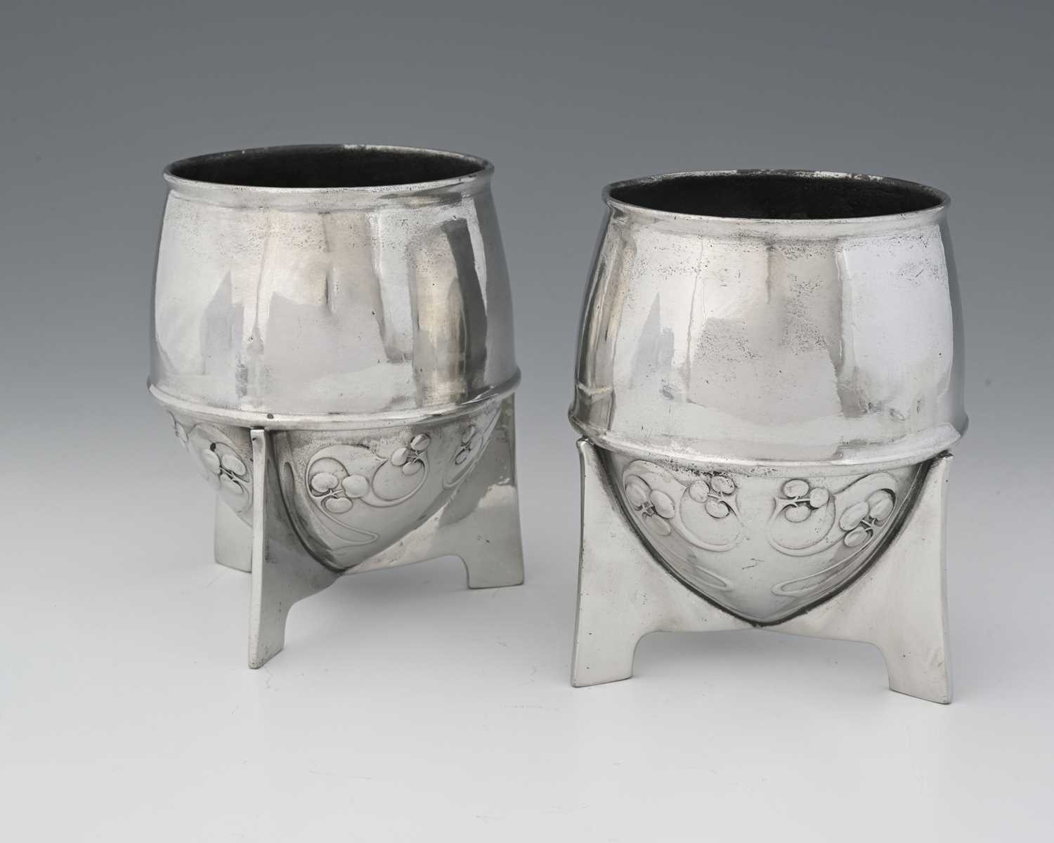 Lot 197 - Archibald Knox for Liberty and Co, a pair of...