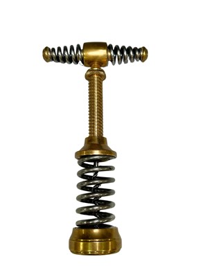 Lot 239 - Peugeot, a French 'Resort' brass and steel...