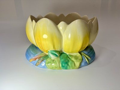 Lot 90 - Clarice Cliff for Newport Pottery, a Waterlily...